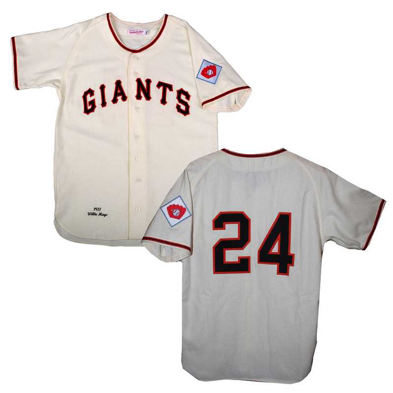 San Francisco Giants #24 Willie Mays Mitchell And Ness 1951 Cream Throwback Stitched Jersey JiaSu,We sell and wholesale San Francisco Giants #24 Willie Mays Mitchell And Ness 1951 Cream Throwback Stitched Jersey JiaSu on line form chian!